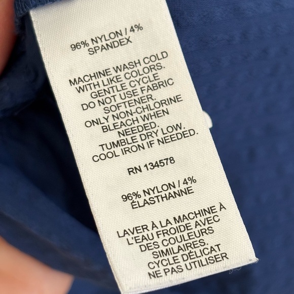 Vineyard Vines Harbor Wrap Navy Blue Dress Women's Size Small - Picture 10 of 15